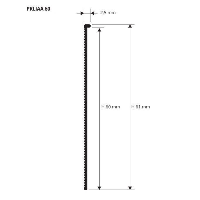 Плинтус Progress Profiles Proskirting Line PKLIAA 60 2 м. (серебро)