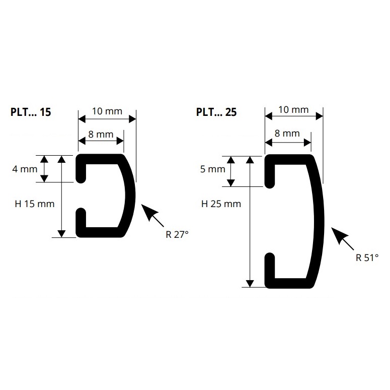 Профиль Progress Profiles Prolistel ALL PLTBC 15 2.7 м. (хром), глянцевый