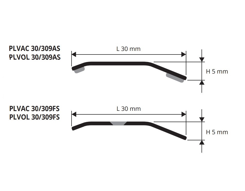 Порог Progress Profiles Prolevall PLVAC 30A 2.7 м. (нерж. сталь), самоклеящийся