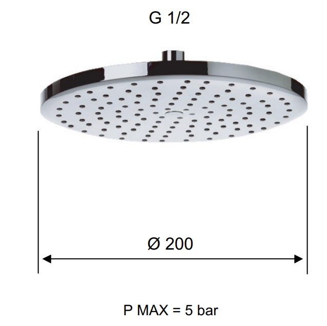 Душевая головка Remer 356MD20X (хром)