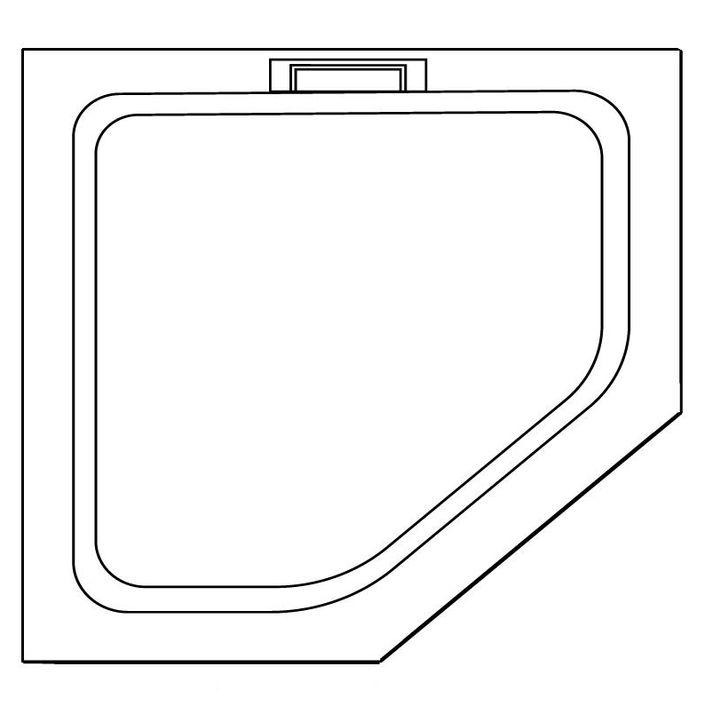 Душевой поддон RGW STA RGW STA-61W 16330599-01 90x90 (белый)