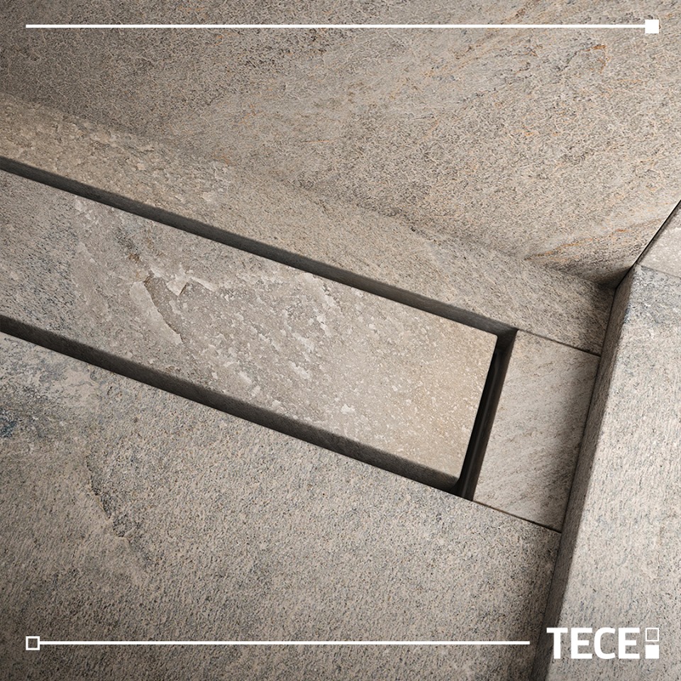 Душевой лоток Tece TECEdrainline 651000 100 см.,  для укладки натурального камня