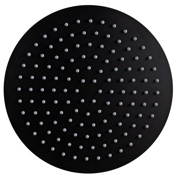 Верхний душ Remer Matt Black 357UFM25NOX (черный матовый),25 см