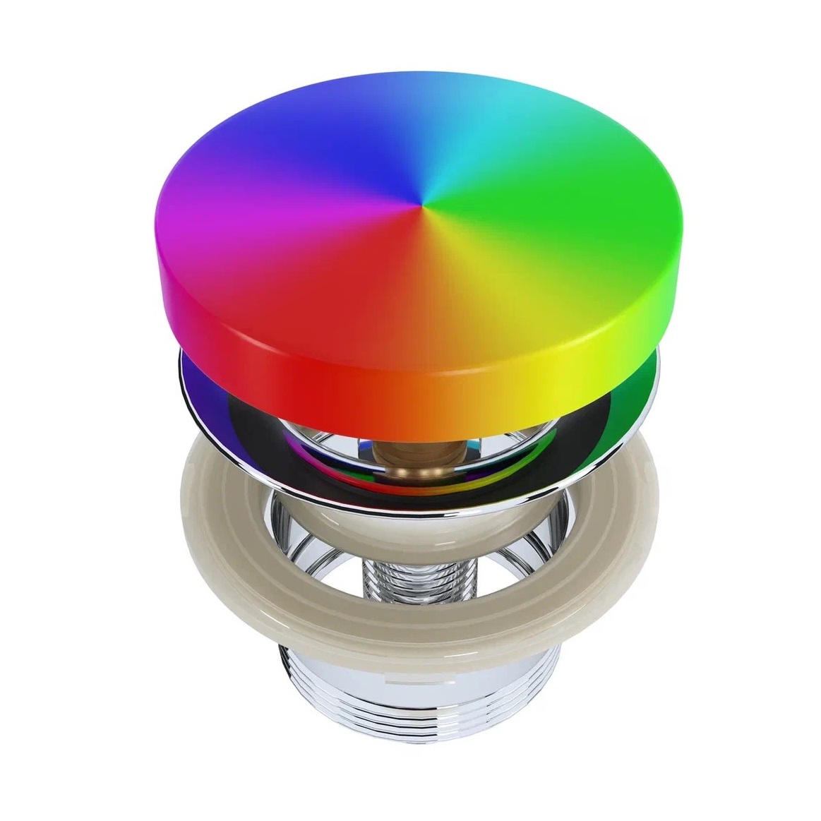 Донный клапан для раковины Salini D 501 16131RM (цвет на выбор) покраска по Ral