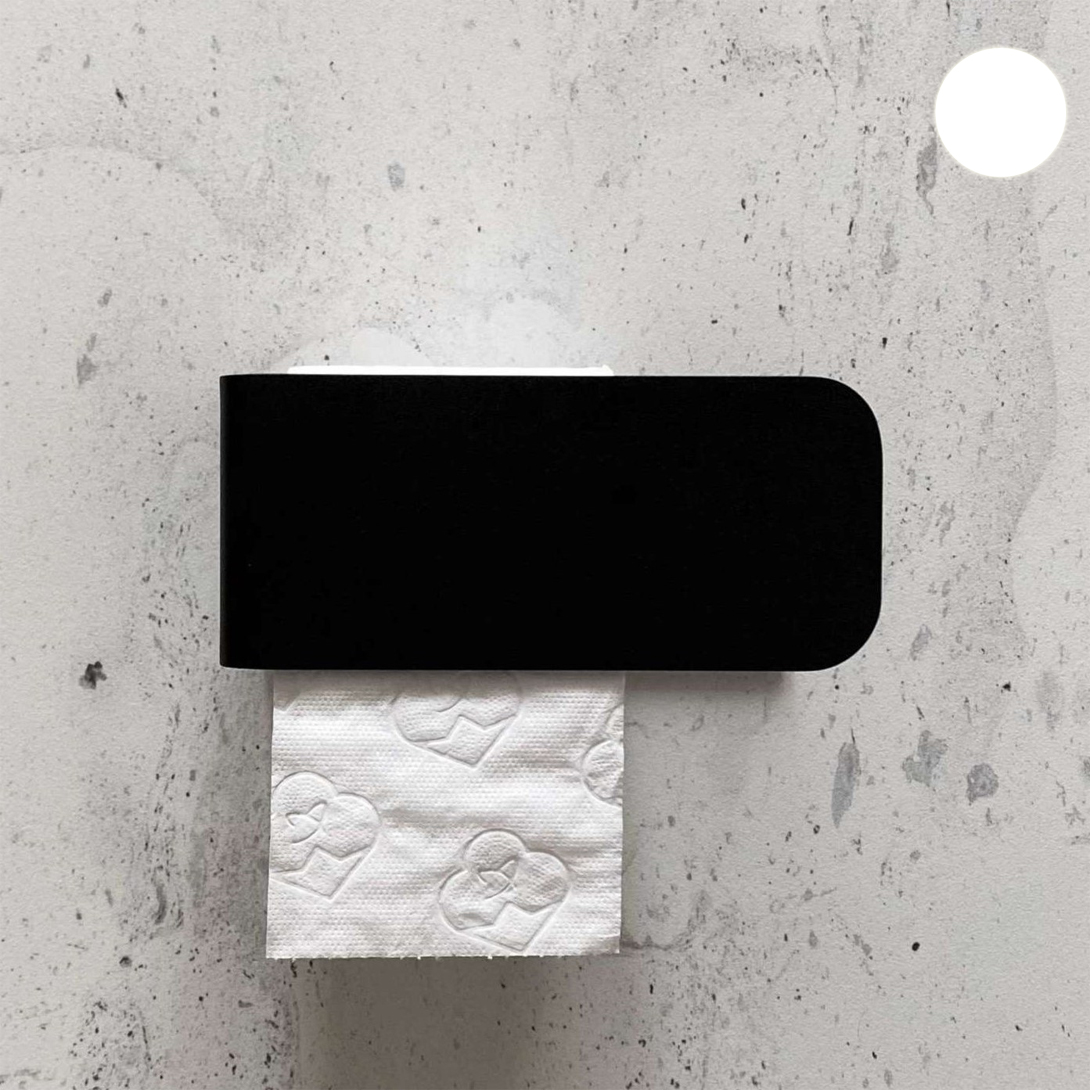  Бумагодержатель Tezza Rollo Flex (белый), бумага справа