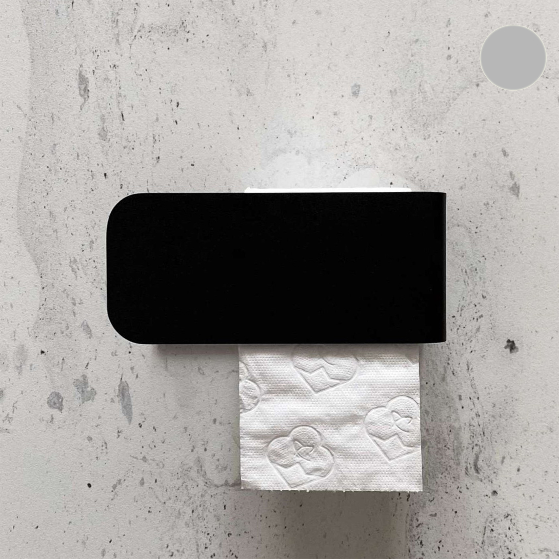  Бумагодержатель Tezza Rollo Flex (серый), бумага слева