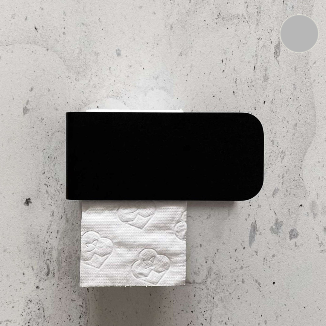  Бумагодержатель Tezza Rollo Flex (серый), бумага справа