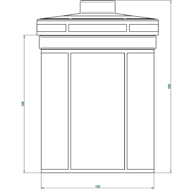 Банка фарфоровая с крышкой Ithaque decor or A7A-A02-4611 (белый, золотой)