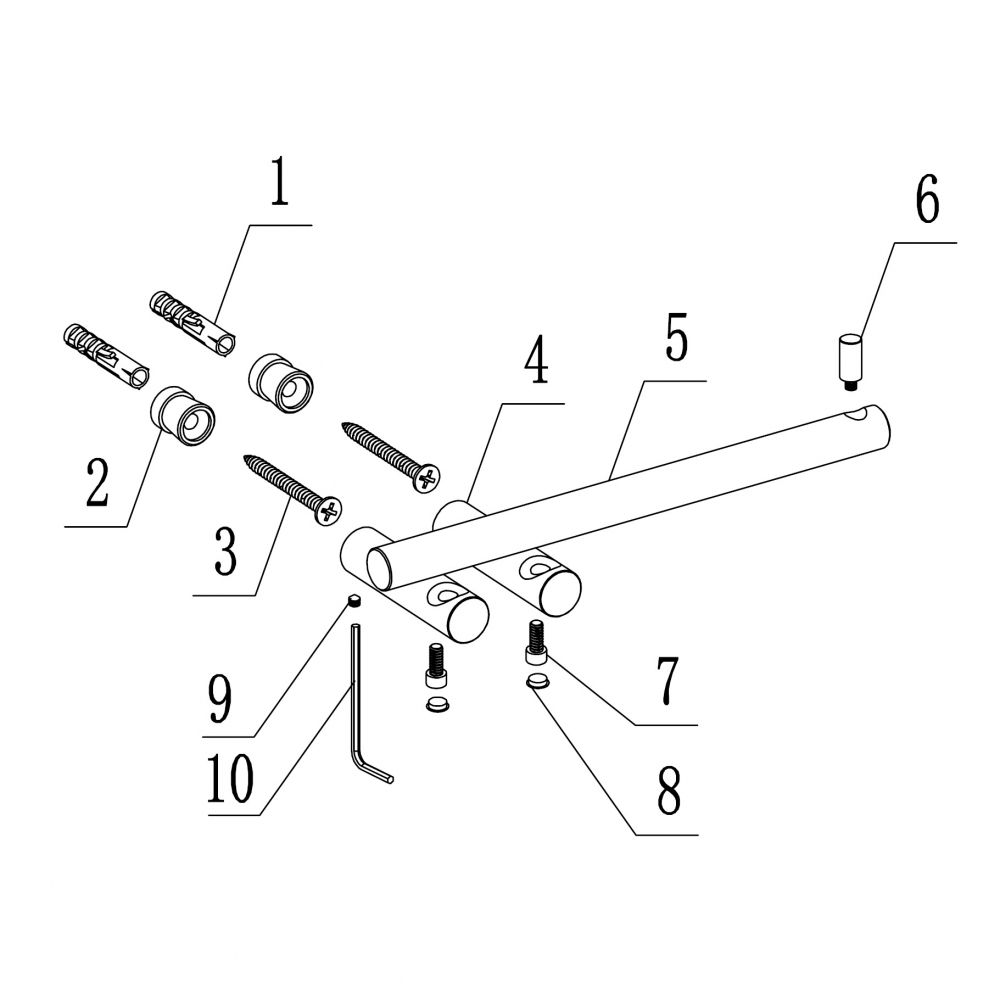 Бумагодержатель Abber Osten 316 AA1831BG (золото брашированное)