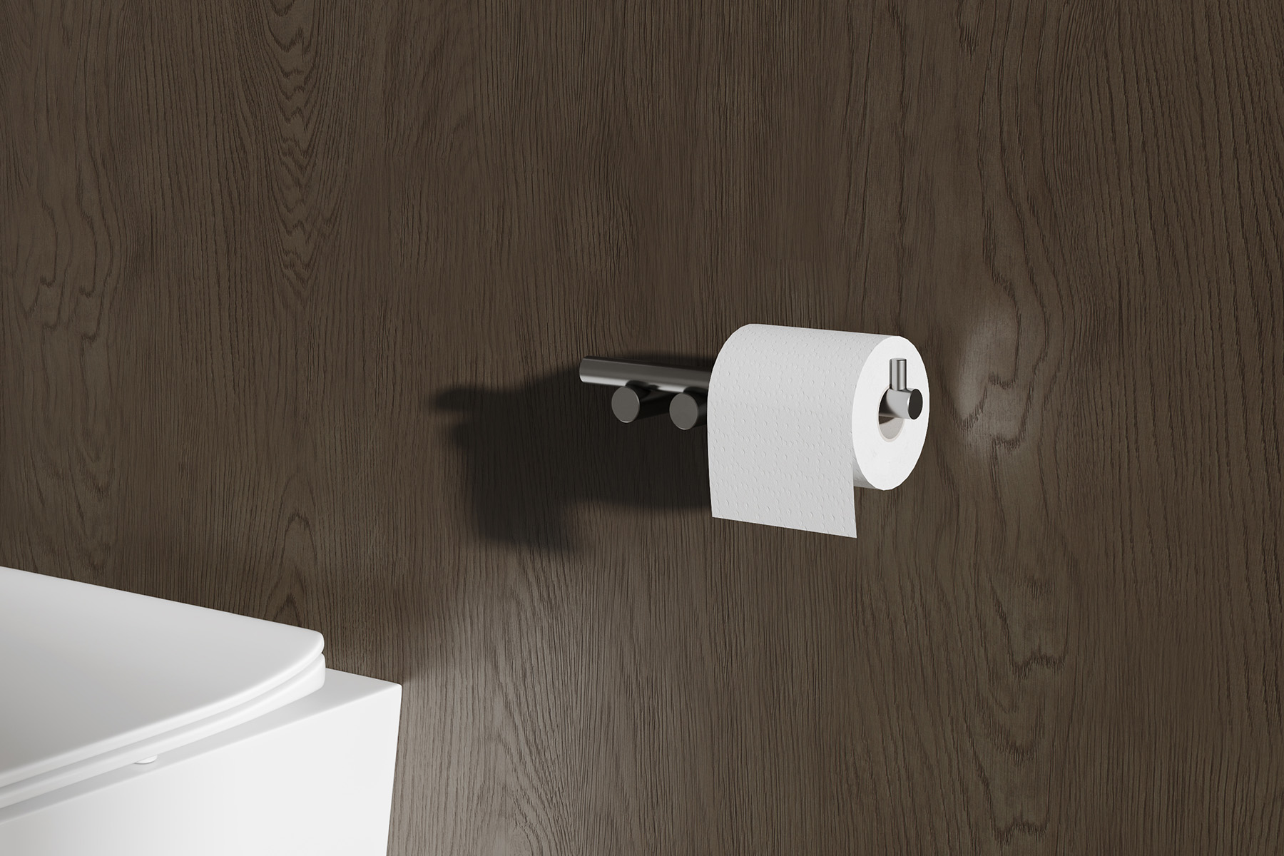 Бумагодержатель Abber Osten 316 AA1831BGG (оружейная сталь брашированная)