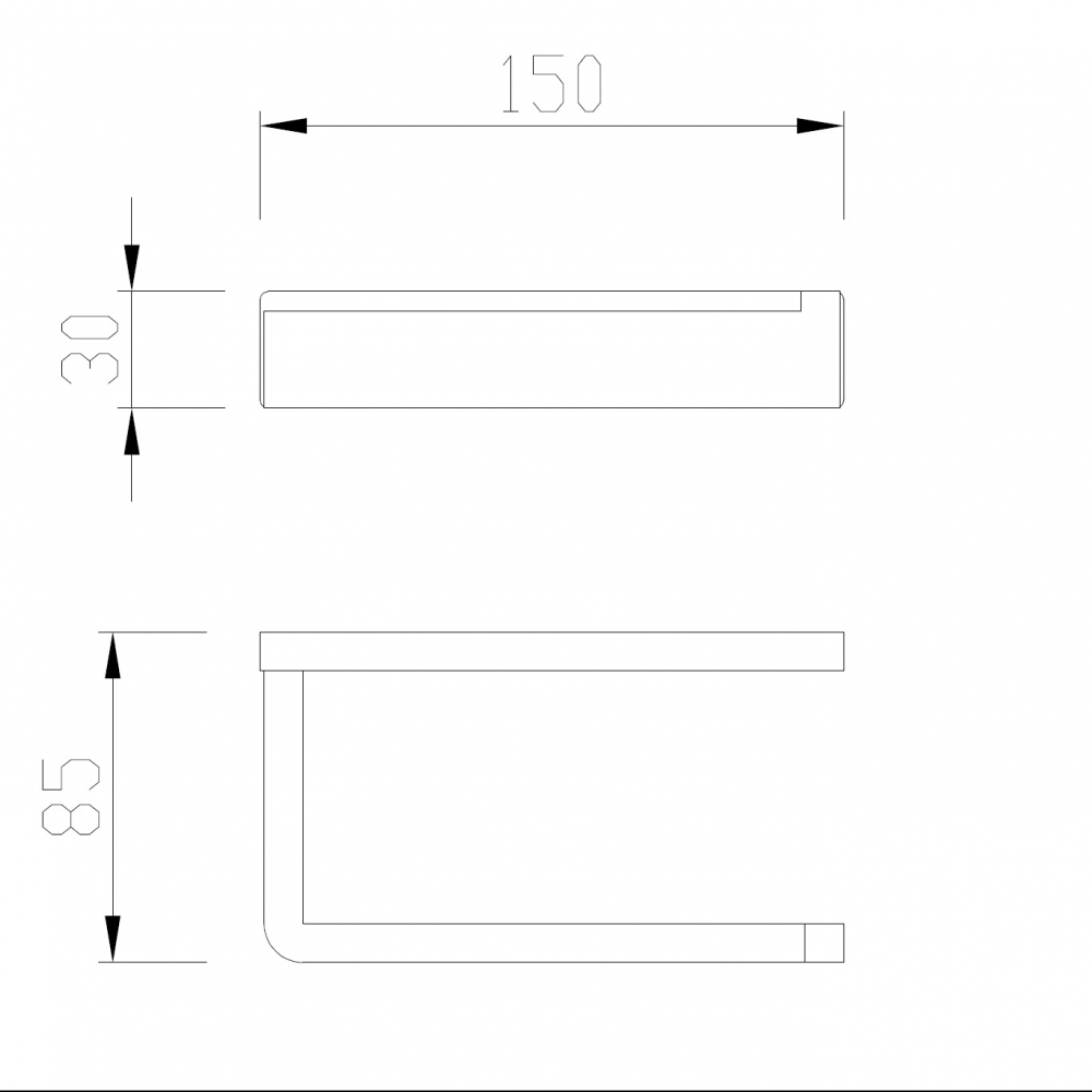 Бумагодержатель Abber Westen AA1731 (хром)