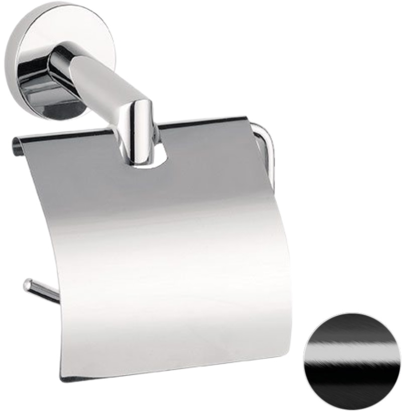 Бумагодержатель Remer Guest GS60CFP (черный брашированный хром)