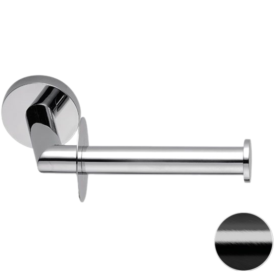 Бумагодержатель Remer Guest GS61CFP (черный брашированный хром)