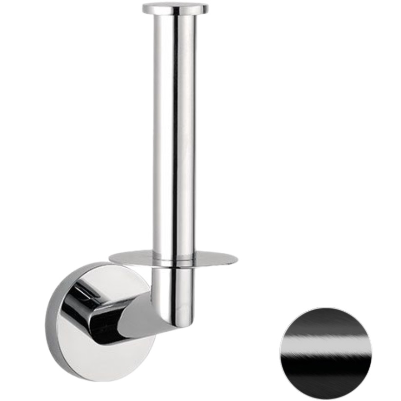 Бумагодержатель Remer Guest GS62CFP (черный брашированный хром)