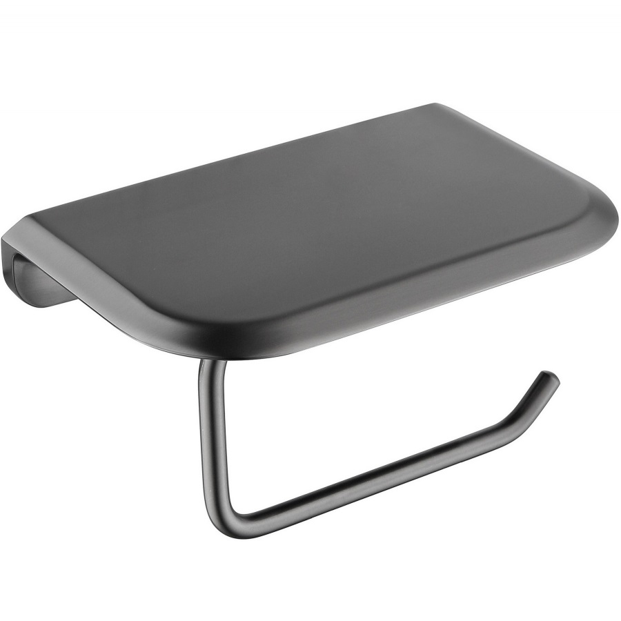 Бумагодержатель с полкой для телефона Abber Nord AA1530NG (никель)