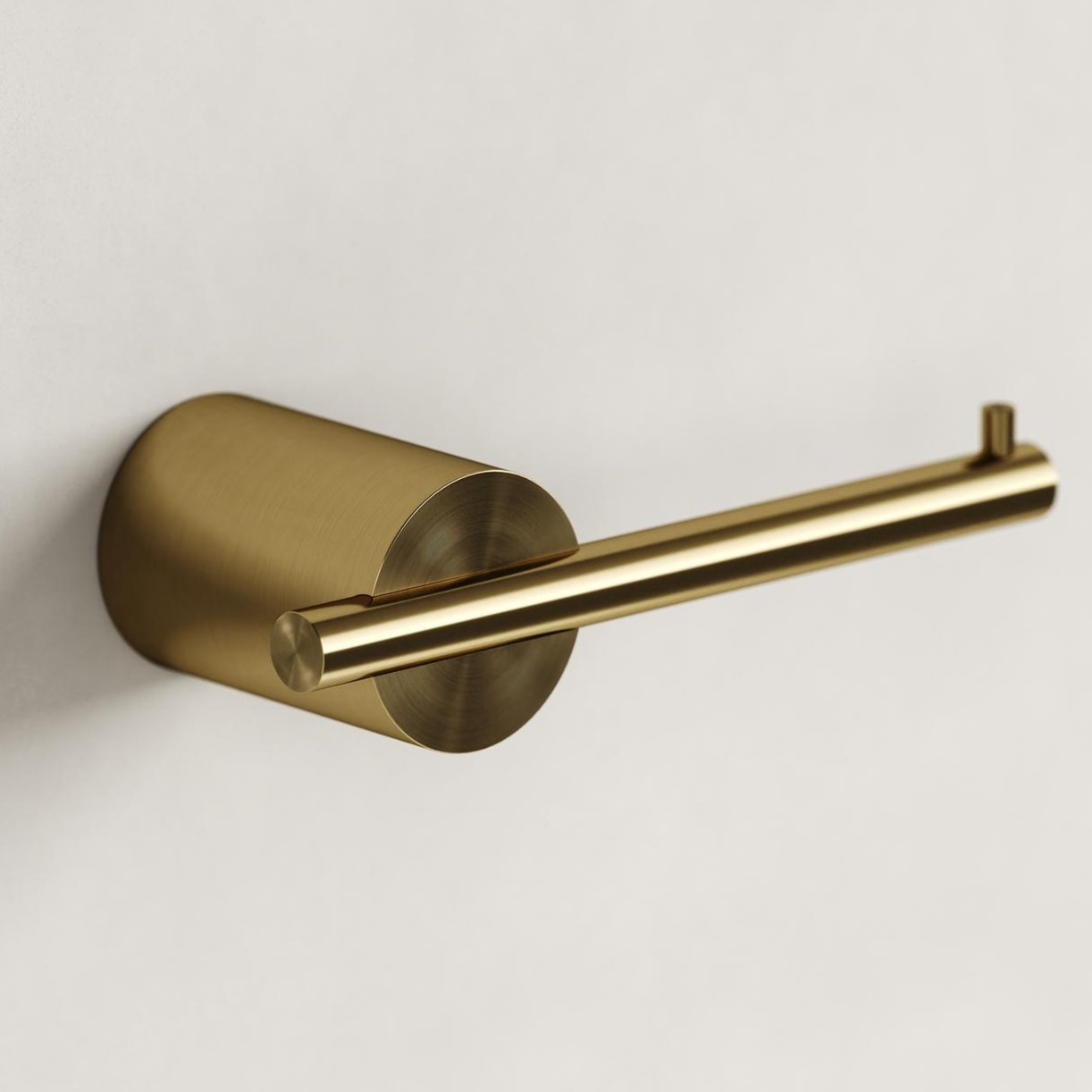 Бумагодержатель Tezza Rollo Art (античная латунь), расположение бумаги справа