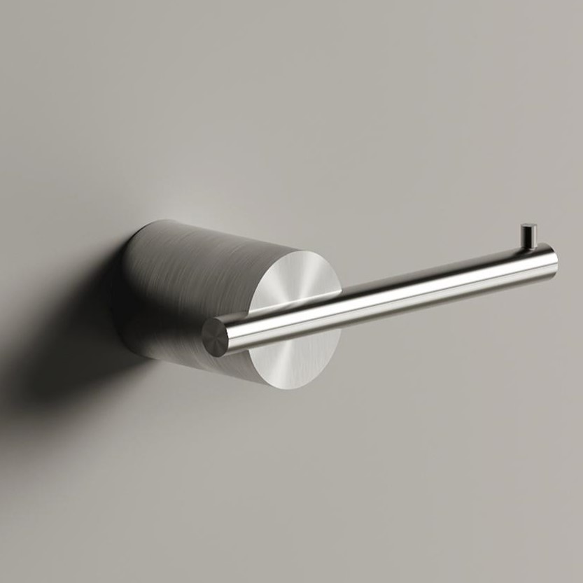 Бумагодержатель Tezza Rollo Art (нерж. сатинированная сталь), расположение бумаги справа