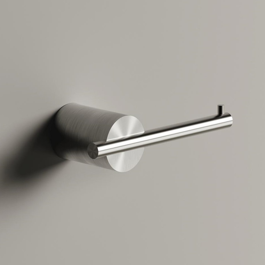 Бумагодержатель Tezza Rollo Art (нерж. сатинированная сталь), расположение бумаги справа