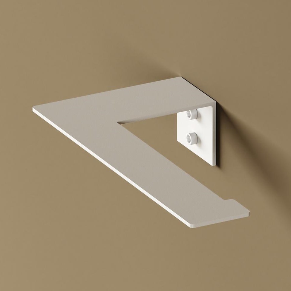 Бумагодержатель Tezza Rollo Light (белый), бумага справа