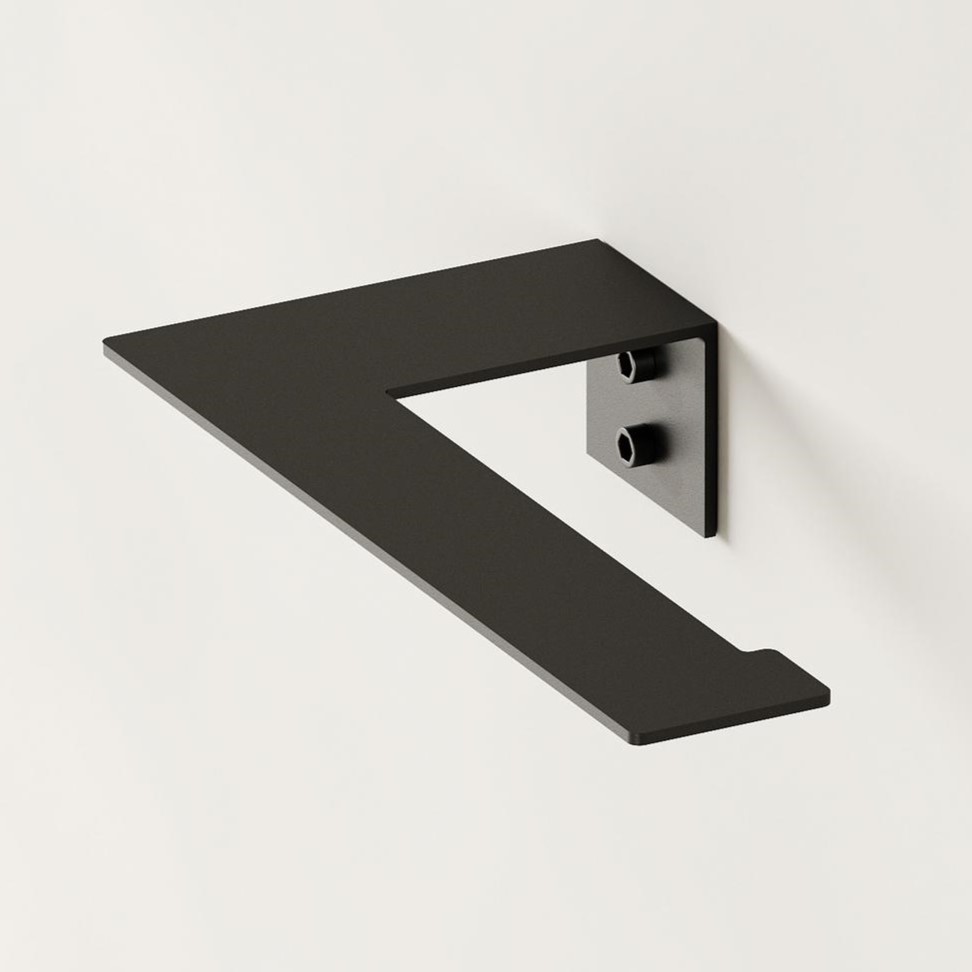 Бумагодержатель Tezza Rollo Light (черный), бумага справа