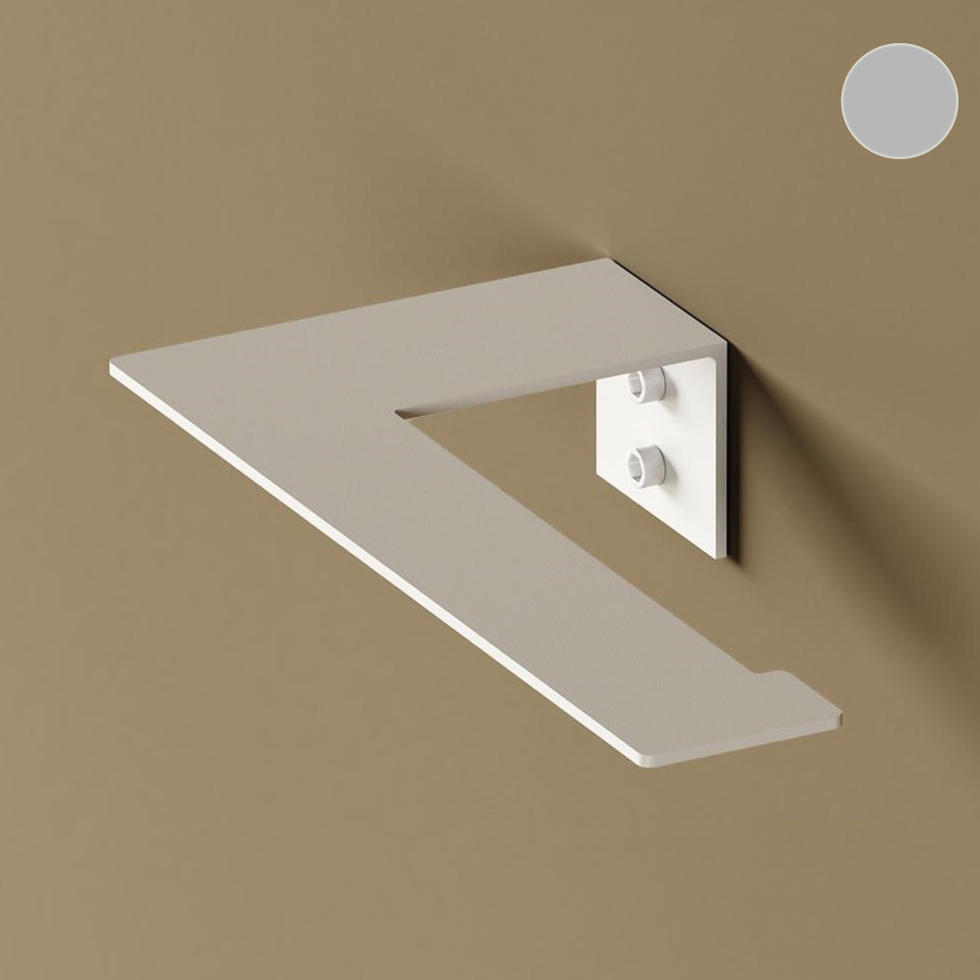 Бумагодержатель Tezza Rollo Light (серый), бумага справа