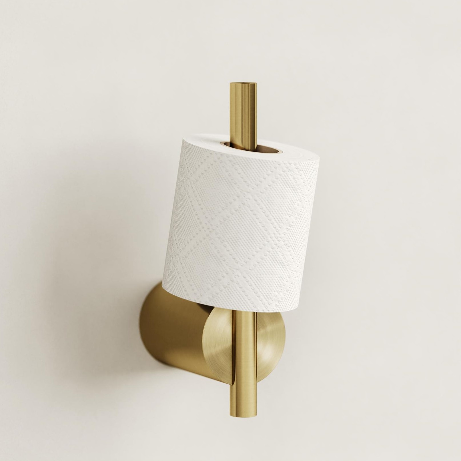 Бумагодержатель вертикальный Tezza Rollo Art (античная латунь), 1 рулон, 22 см