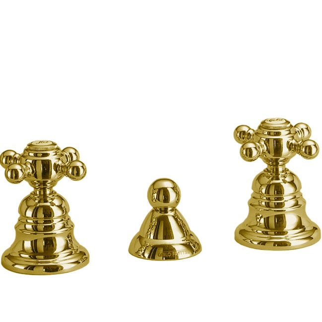 Cмеситель для биде Fima Carlo Frattini Elizabeth F5102OR (золотой), с донным клапаном