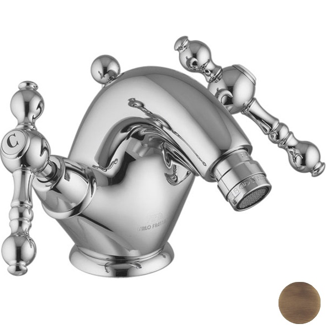 Cмеситель для биде Fima Carlo Frattini Epoque F5062/2BR (бронза), с донным клапаном