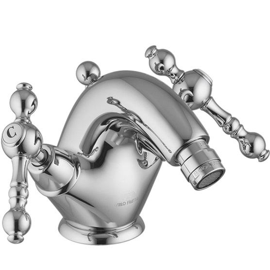 Cмеситель для биде Fima Carlo Frattini Epoque F5062/2CR (хром), с донным клапаном