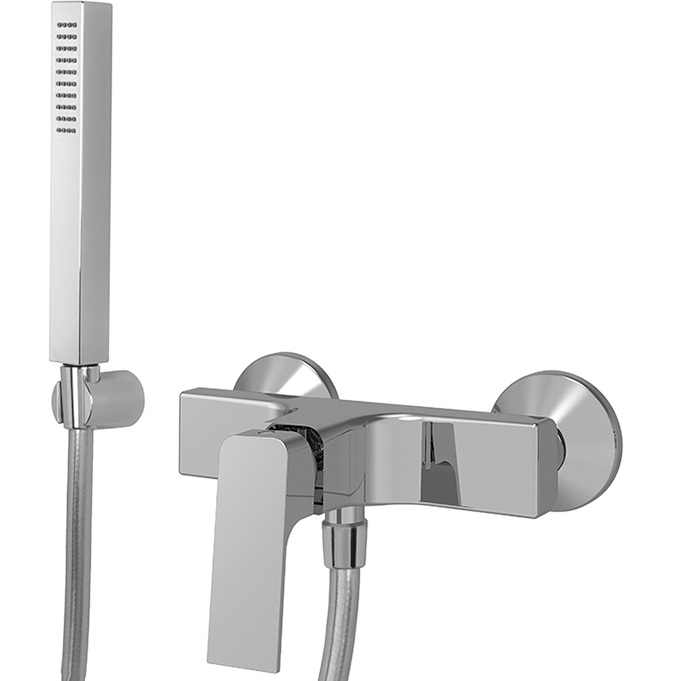 Cмеситель для душа настенный Fima Carlo Frattini Fit F3385CR (хром), с ручным душем