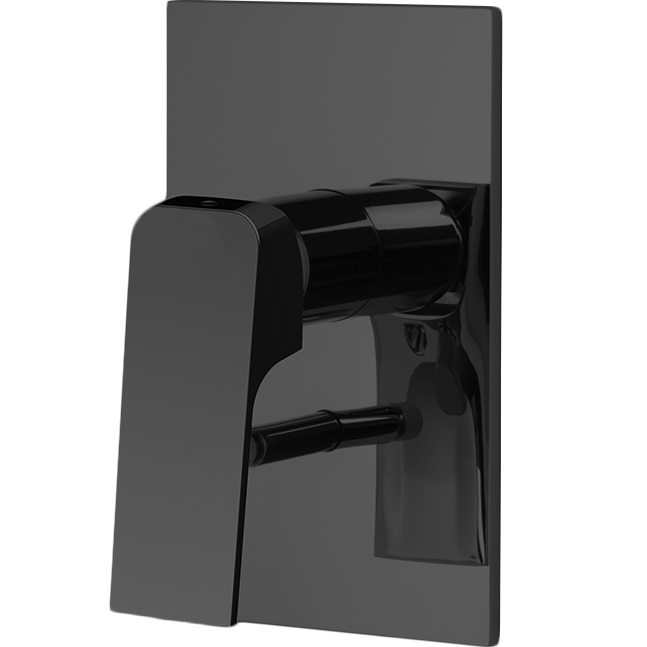 Cмеситель для душа скрытого монтажа Fima Carlo Frattini Fit F3389X2NS (черный матовый), 2 источника