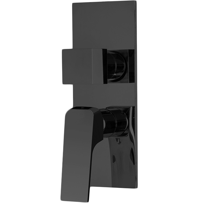 Cмеситель для душа скрытого монтажа Fima Carlo Frattini Fit F3389X6NS (черный матовый), 3 источника