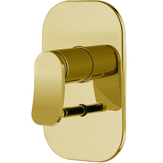 Cмеситель для душа встраиваемый Fima Carlo Frattini Flo F3809X2OR (золотой)