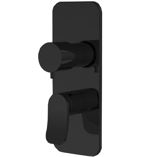 Cмеситель для душа встраиваемый Fima Carlo Frattini Flo F3809X6NS (черный матовый)