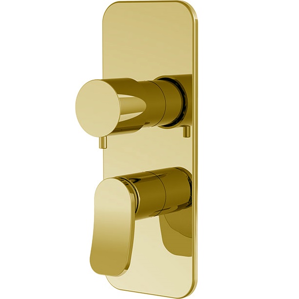 Cмеситель для душа встраиваемый Fima Carlo Frattini Flo F3809X6OR (золотой)