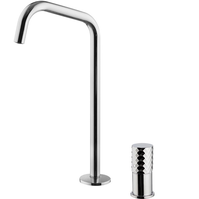 Cмеситель для раковины Fima Carlo Frattini Spillo Tech F3271TNDXCR (хром), с донным клапаном