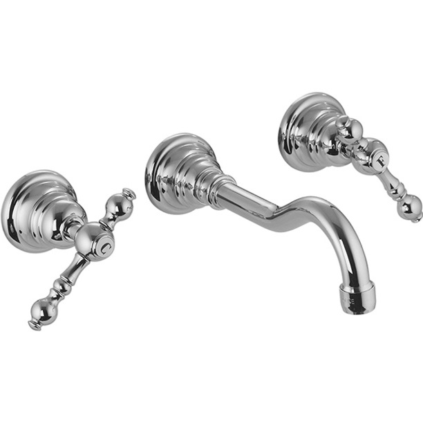 Cмеситель для раковины скрытого монтажа 20 см. Fima Carlo Frattini Epoque F5051L/5CR (хром), с донным клапаном