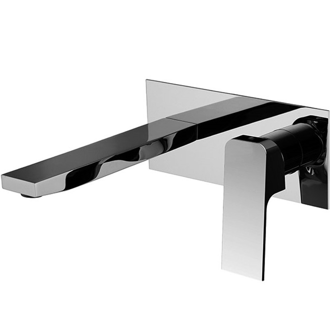 Cмеситель для раковины скрытого монтажа 20 см. Fima Carlo Frattini Fit F3391WLX5CR (хром), с донным клапаном