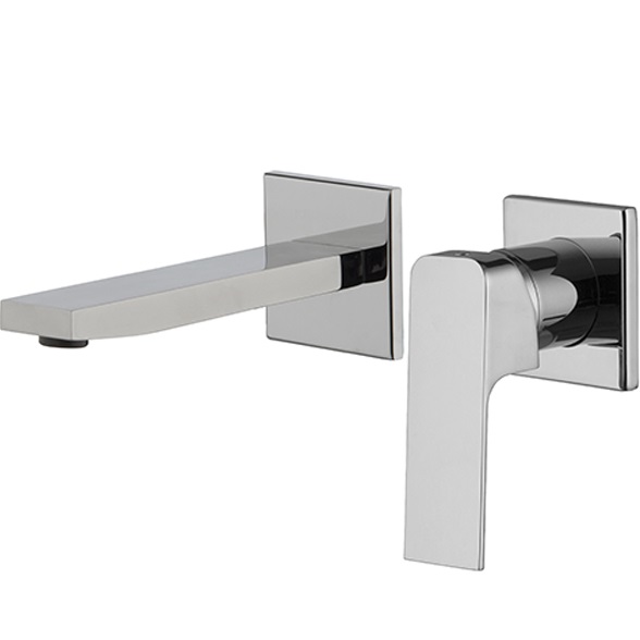 Cмеситель для раковины скрытого монтажа 15.4 см. Fima Carlo Frattini Fit F3391WX8CR (хром), с донным клапаном