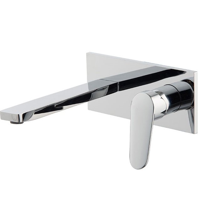 Cмеситель для раковины скрытого монтажа излив 20.4 см Fima Carlo Frattini Spot F3021WLX5CR (хром), с донным клапаном