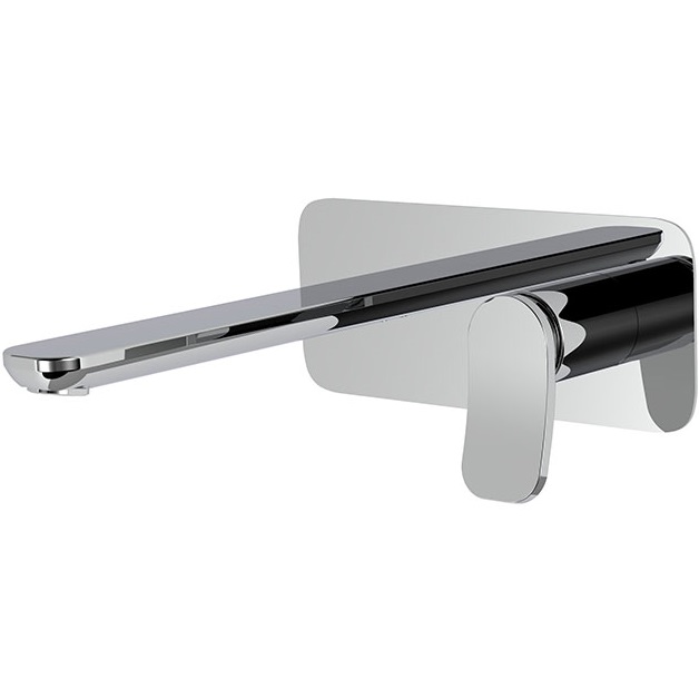 Cмеситель для раковины встраиваемый Fima Carlo Frattini Flo F3821WLX5CR (хром), с донным клапаном