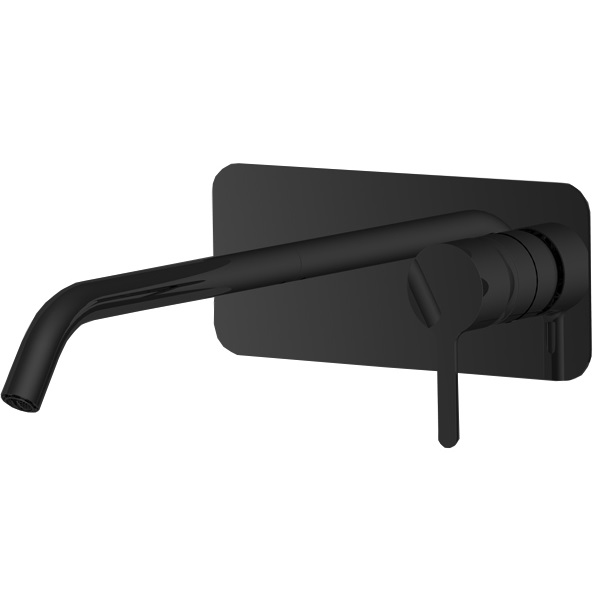 Cмеситель для раковины встраиваемый Fima Carlo Frattini Snap F3121WLX5NS черный матовый), с донным клапаном