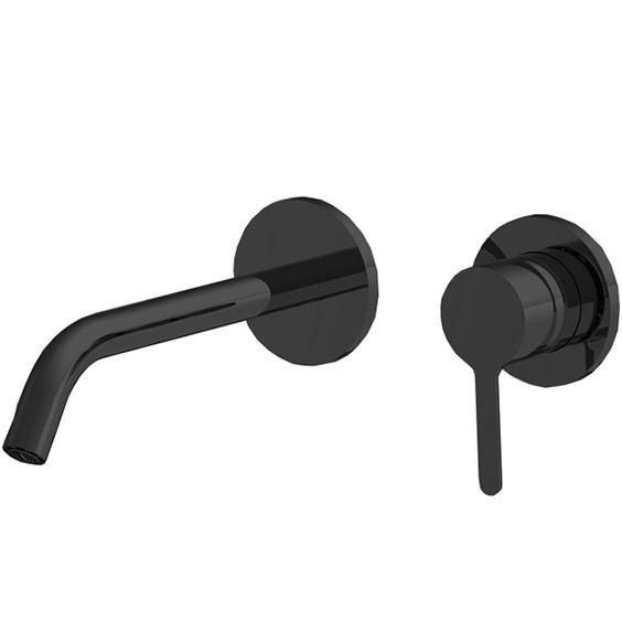 Cмеситель для раковины встраиваемый Fima Carlo Frattini Snap F3121WLX8NS (черный матовый), с донным клапаном