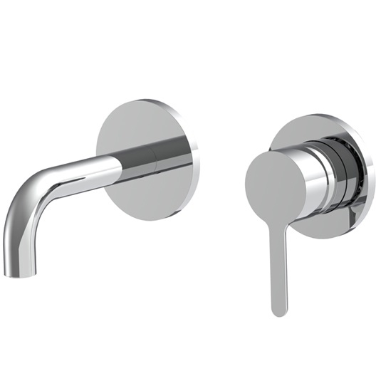 Cмеситель для раковины встраиваемый Fima Carlo Frattini Snap F3121WSX9CR (хром), с донным клапаном