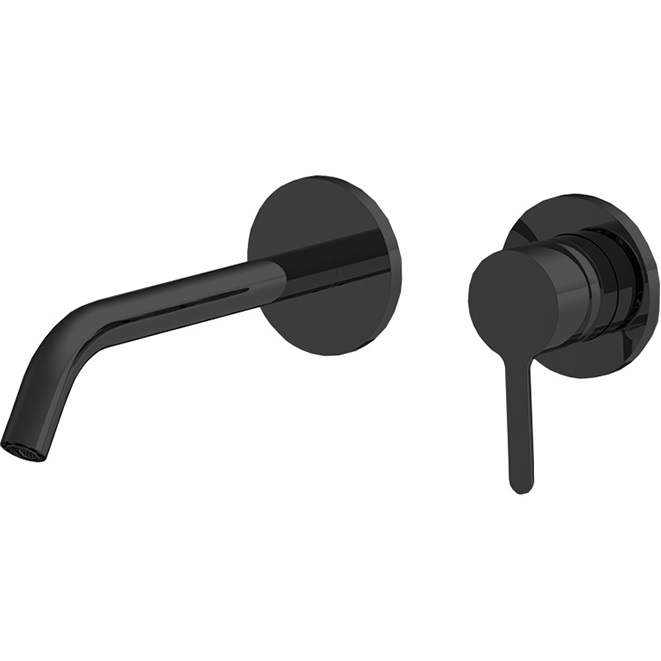 Cмеситель для раковины встраиваемый Fima Carlo Frattini Snap F3121WX8NS (черный матовый), с донным клапаном