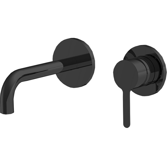 Cмеситель для раковины встраиваемый Fima Carlo Frattini Snap F3121WX9NS (черный матовый), с донным клапаном