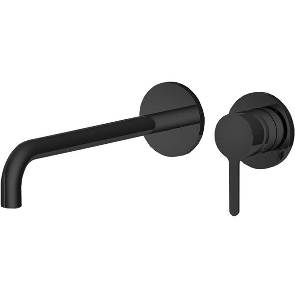 Cмеситель для раковины встраиваемый Fima Carlo Frattini Snap F3121WZX9NS (черный матовый), с донным клапаном