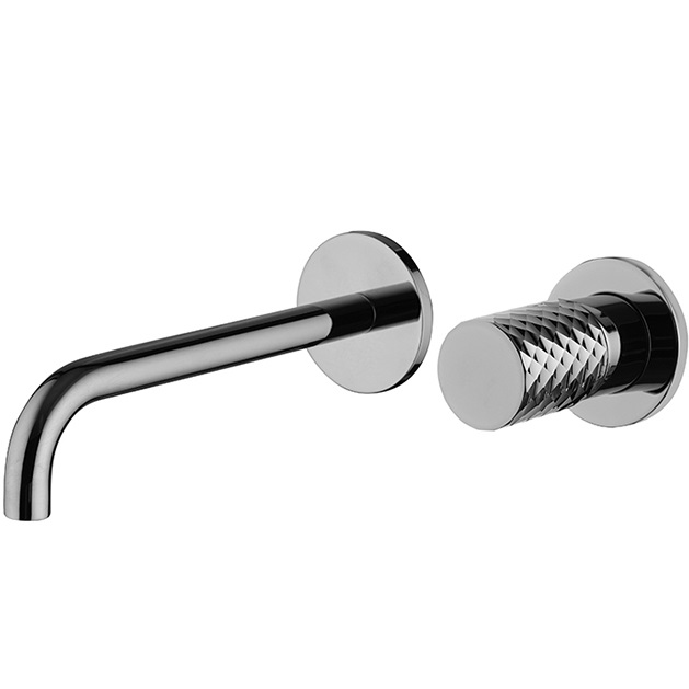 Cмеситель для раковины встраиваемый Fima Carlo Frattini Spillo Tech F3051TWLX9XCR (хром), с донным клапаном