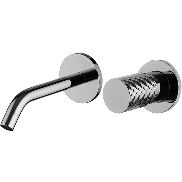 Cмеситель для раковины встраиваемый Fima Carlo Frattini Spillo Tech F3051TWX8XCR (хром), с донным клапаном