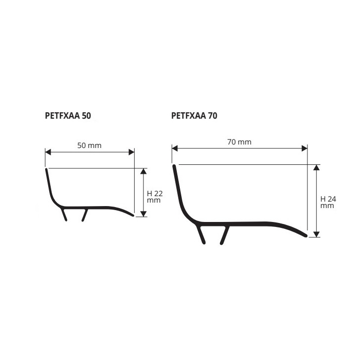 Деформационный профиль Progress Profiles Proplate Fix PETFX 50-01 3 м. (белый), угловой